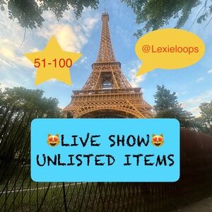 51-100 Unlisted live show item!! BID RESPECTFULLY
